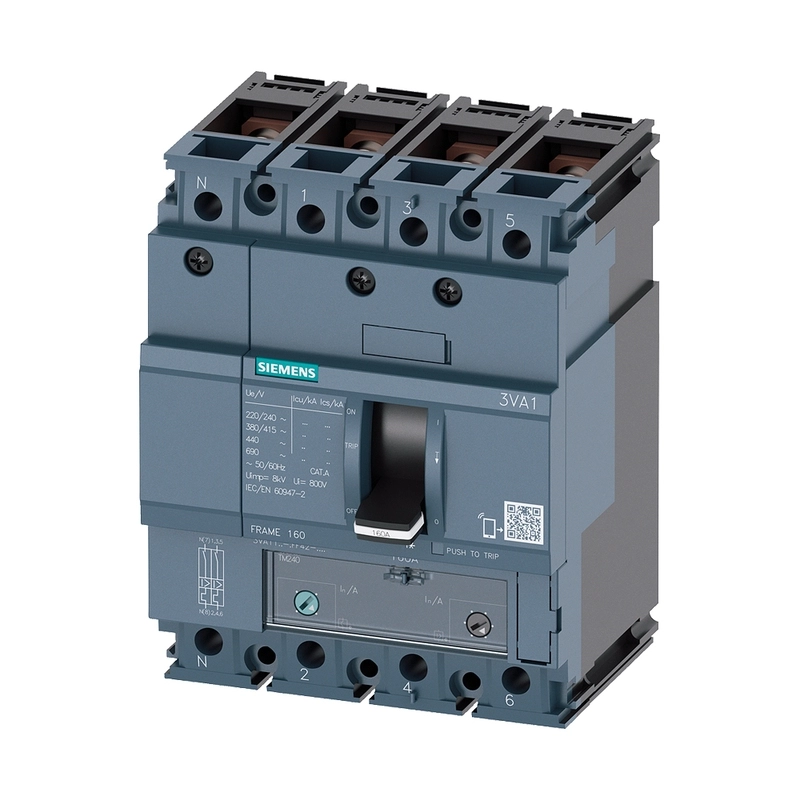 Interruptor Automatico Rele TM240 4P 100A 36KA Reg:70-100A